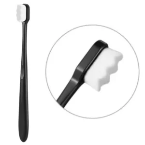 ORAL MAX Nano Toothbrush with Travel Case 12,000 Ultra-Soft Micro-Nano Bristles for Adults & Kids