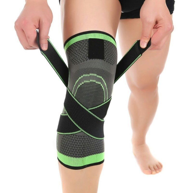 Adjustable 3D Knee Support Band Patella Gel Pad, Anti-Slip Grip & 360° Compression
