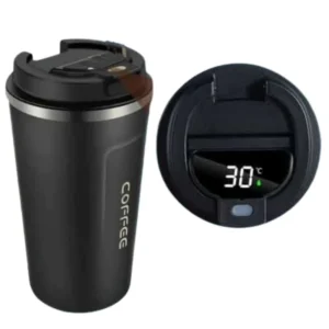 Smart Temperature Coffee Mug 17oz Stainless Steel Insulated Travel Mug with Touch Display & Leakproof Lid