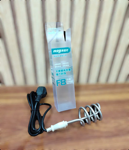 2000W Electric Water Heating Rod Shockproof Fast Immersion Water Heater - Image 3