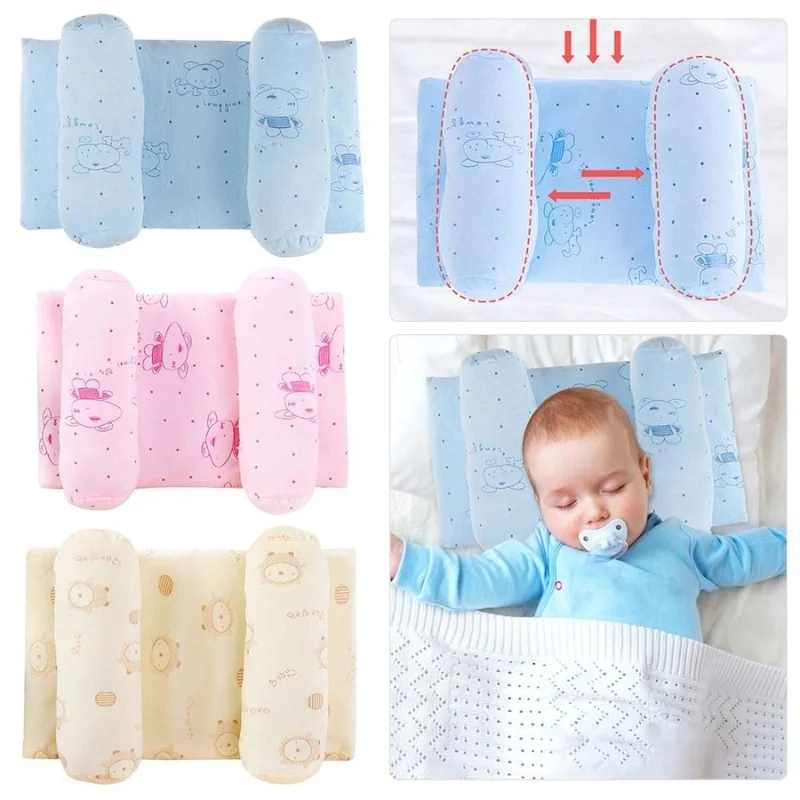 Soft & Breathable Baby Head Support Pillow Comfortable Newborn Cushion - Image 3