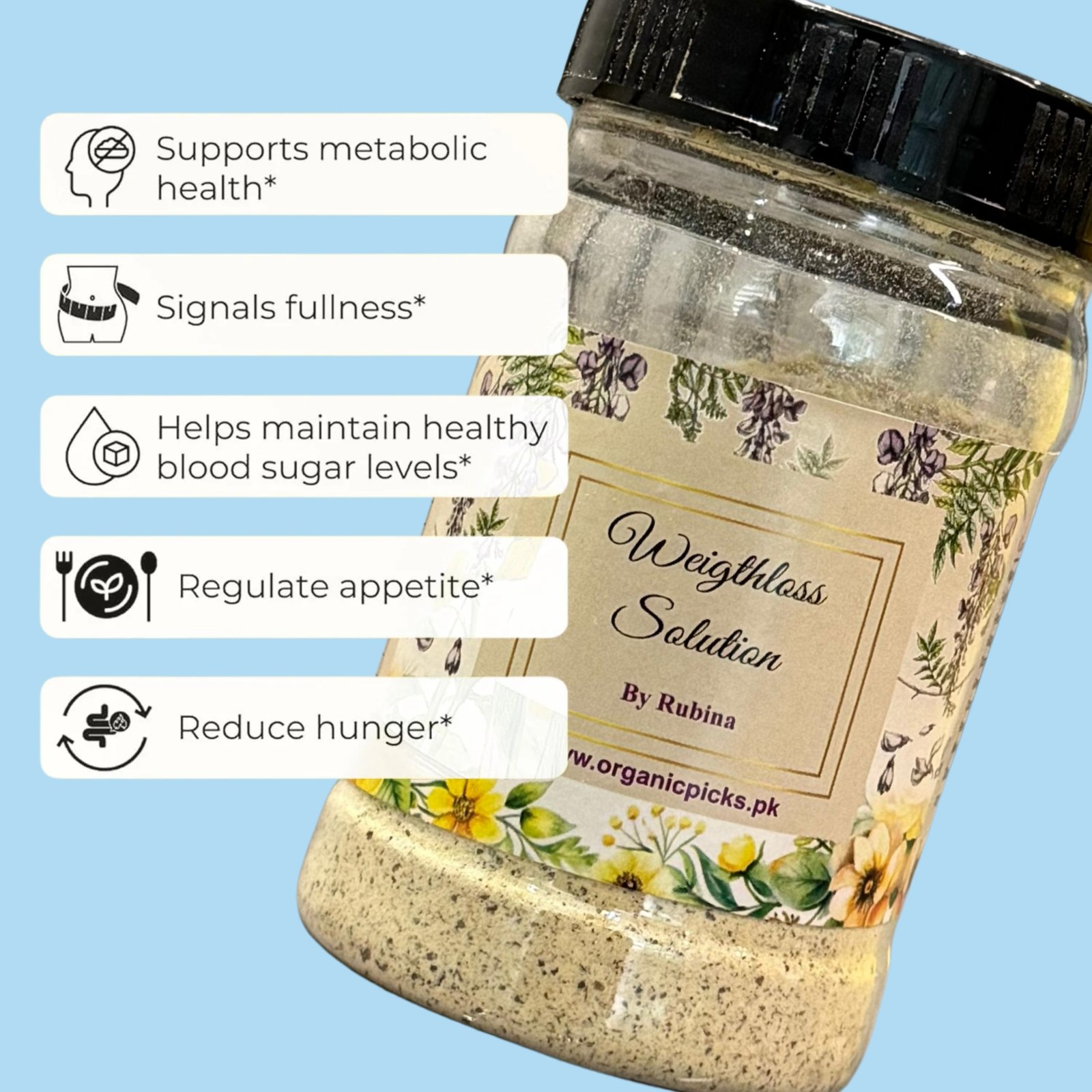 Dr. Rubina Weight Loss Solution Herbal Weight Management, Digestion & Energy Support Formula - Image 5