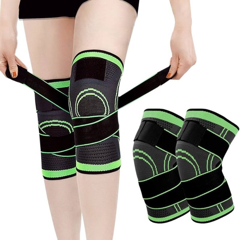 Adjustable 3D Knee Support Band Patella Gel Pad, Anti-Slip Grip & 360° Compression - Image 8